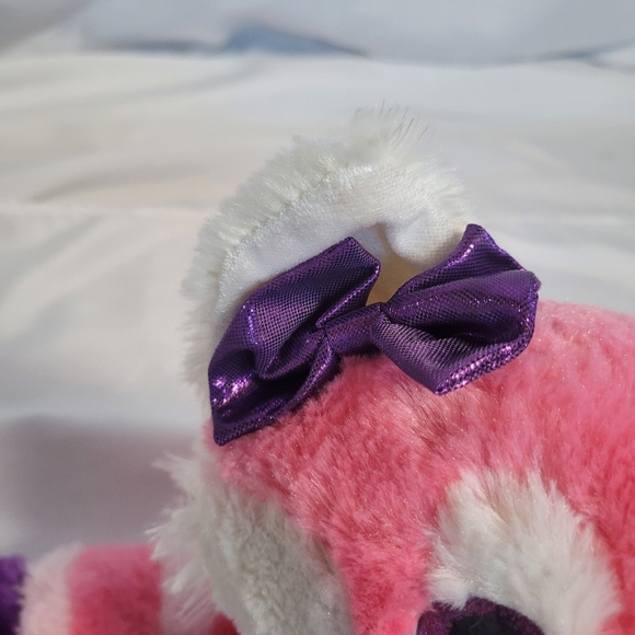 Wild Republic Sweet & Sassy Pink/Purple Red Panda Plush Stuffed Animal Toy - Picture 3 of 11
